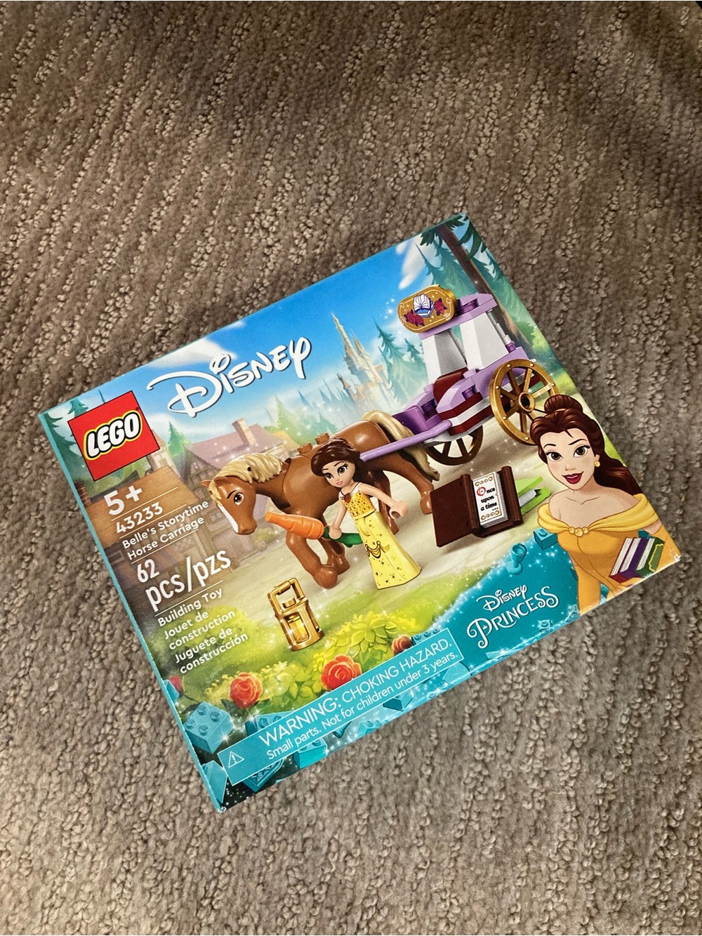 NIB LEGO Disney Princess Belle's Storytime Carriage 43233